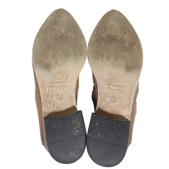 FREE PEOPLE Women's Lost Valley EU38 US7,5 Leather Cutout Booties Shoes - Picture 13 of 16